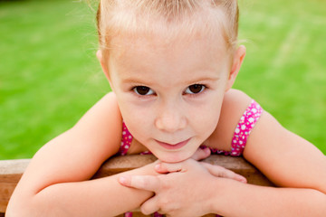 Portrait of happy child