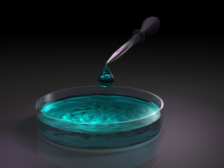 Schale Pipette