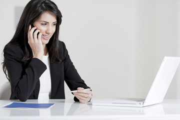 Young woman in business