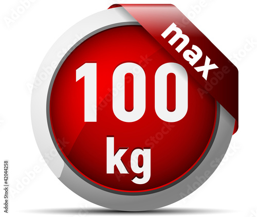 "100 kg max weight recommended" Stock image and royalty ...