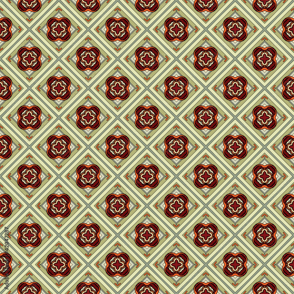 Aufkleber seamless colorful retro pattern vector background