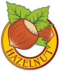 hazelnut label
