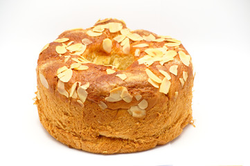 Traditional sweet bread in eastern Europe