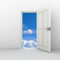 Open door to the sky