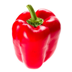 Red pepper isolated on white