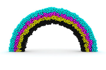CMYK rainbow