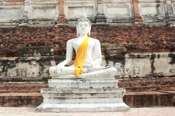 Ancient Buddha, Pagoda & Ruins in Ayutthaya, Thailand