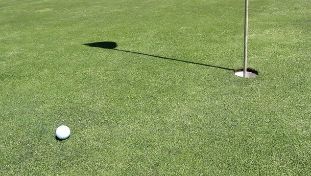 Golf - Put in Hole from left hand side