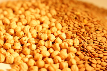 Chickpeas and Lentils - Healthy Food