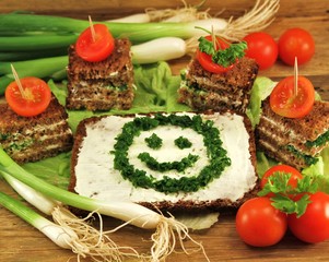 gesundes Abendbrot