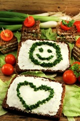 leckere Frischk&auml;sebrote