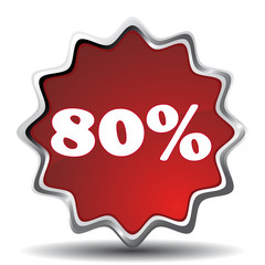 80 PERCENT ICON