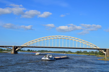 Waabrug view in Nijmegen (Gelderland-The Netherlands)