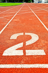 Running track numbers