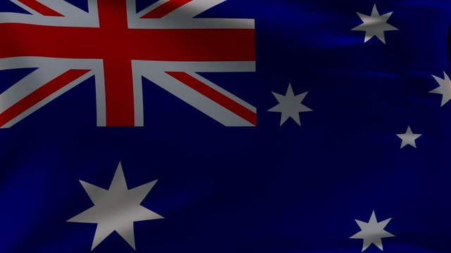 australia_flag_waving_close-up_3d_loopable