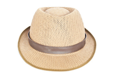 Fedora hat isolated.
