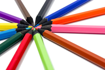 Naklejka premium Color pencils