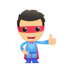 funny cartoon superhero