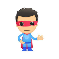 funny cartoon superhero