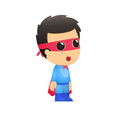 funny cartoon superhero