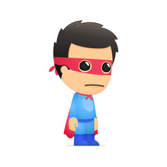 funny cartoon superhero