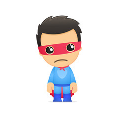 funny cartoon superhero