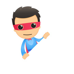 funny cartoon superhero