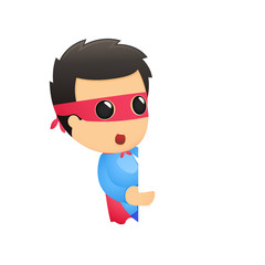 funny cartoon superhero