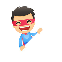 funny cartoon superhero