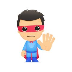 funny cartoon superhero