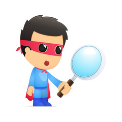 funny cartoon superhero