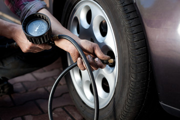 Tire pressure check