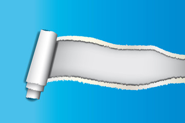 Aufgerissenes Papier