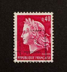 FRANCE - CIRCA 1970: Stamp printed in France