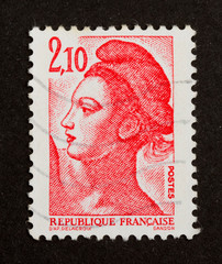FRANCE - CIRCA 1980: Stamp printed in France
