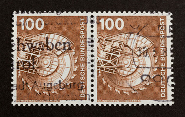 GERMANY - CIRCA 1980: Stamp printed in Germany