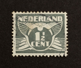 HOLLAND - CIRCA 1940: Stamp printed in the Netherlands