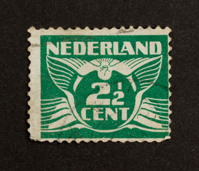 HOLLAND - CIRCA 1940: Stamp printed in the Netherlands