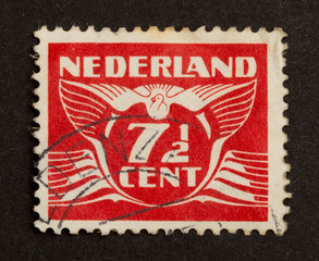 HOLLAND - CIRCA 1940: Stamp printed in the Netherlands