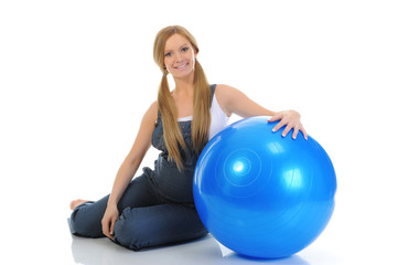 Beautiful pregnant woman