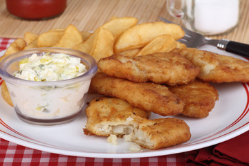 Battered Fish Fillet Meal