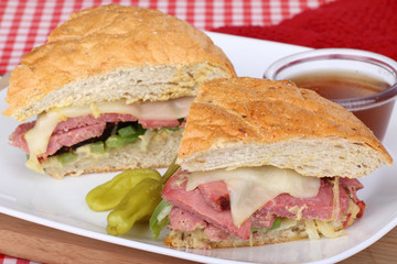 Beef and Cheese Sandwich