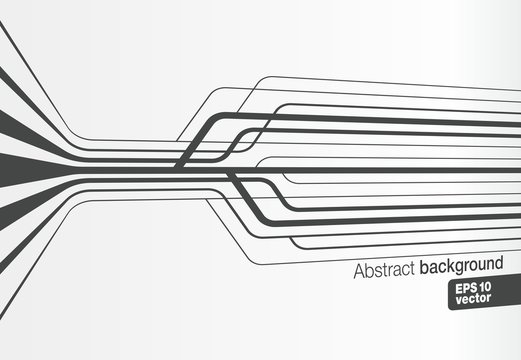 Vector abstract circuit board symbol – design background