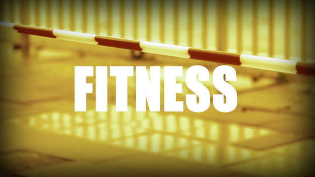 Fitness - Jogger im Hintergrund (Gold)