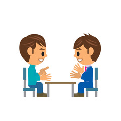 ビジネスマン イラスト 商談