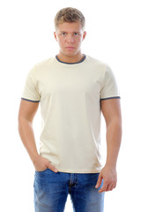 Fototapeta premium Portrait of a handsome young man