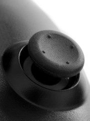 close up of a game controller thumbpad © fkruger