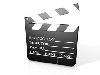 Naklejka premium Clapboard