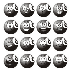 Emoticons Billard 8