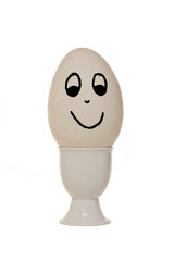 smiling egg